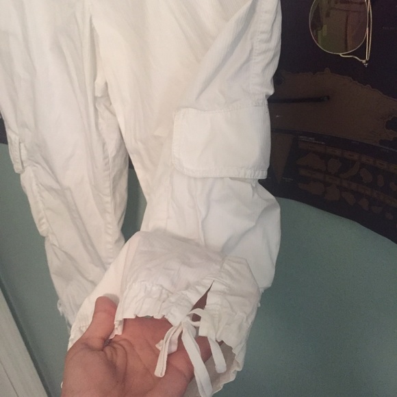 J.Crew white cargo pants - Picture 2 of 4